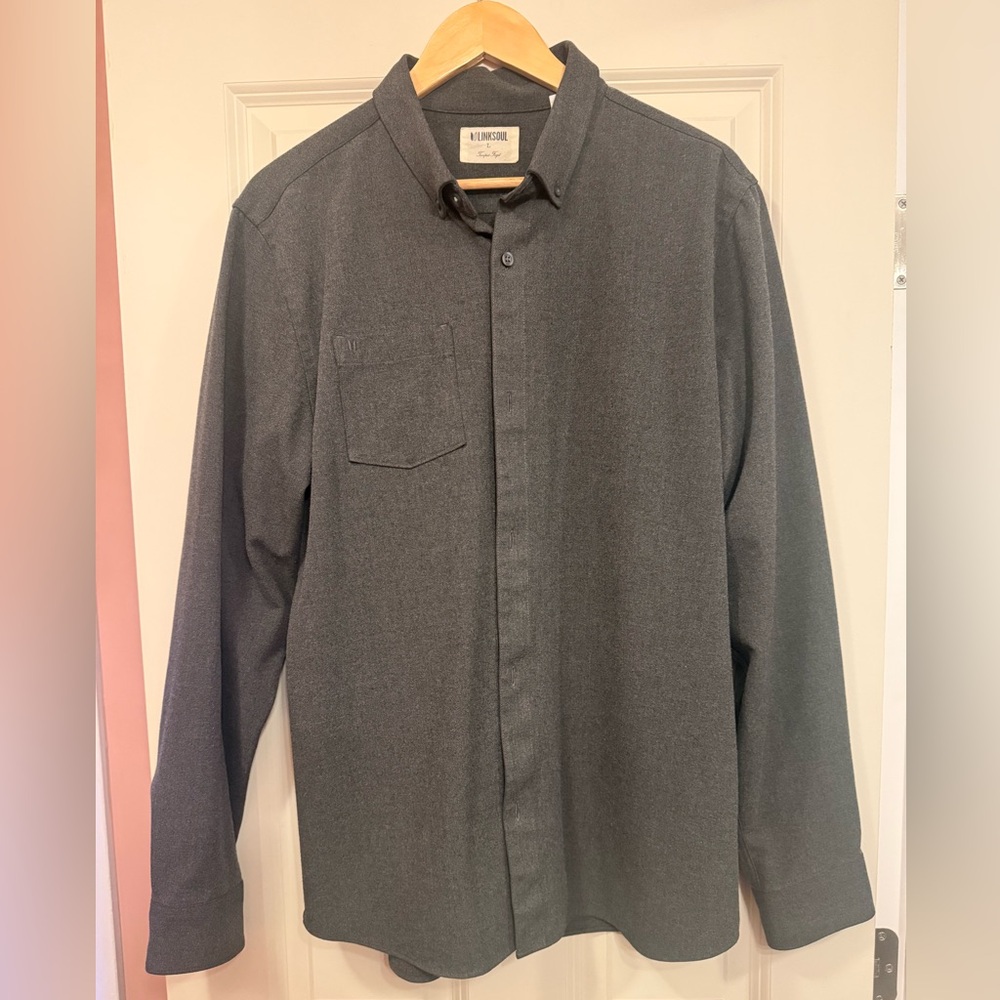 Linksoul Portola Stretch Flannel Shirt Large